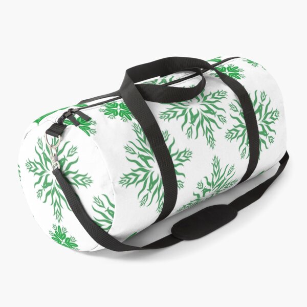 Item preview, Green Botanical Ornamental Pattern with Geometric Floral Motifs and Decorative Border Elements designed and sold by Ei-Ei.