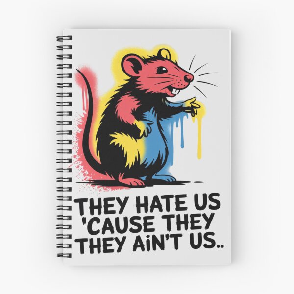Item preview, Banksy Rat - They Hate Us 'Cause They Ain't Us designed and sold by 123ks.