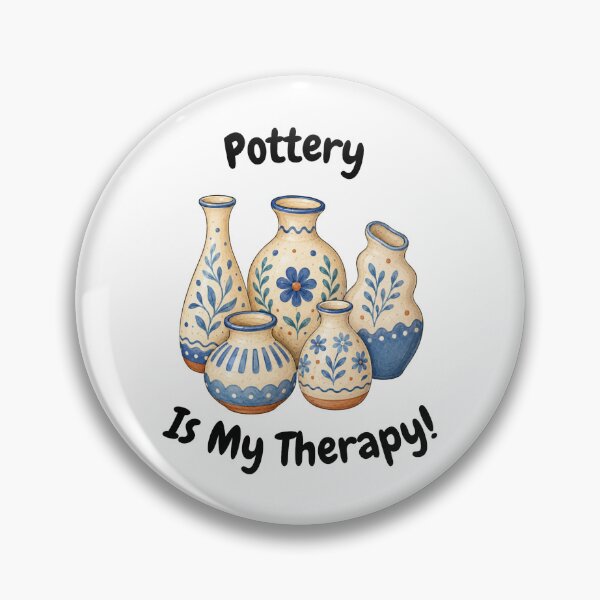 Item preview, Pottery Is My Therapy designed and sold by SamanthaLPottery.