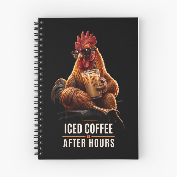Item preview, Iced Coffee Hen 3 designed and sold by Positive&FunnyThings.