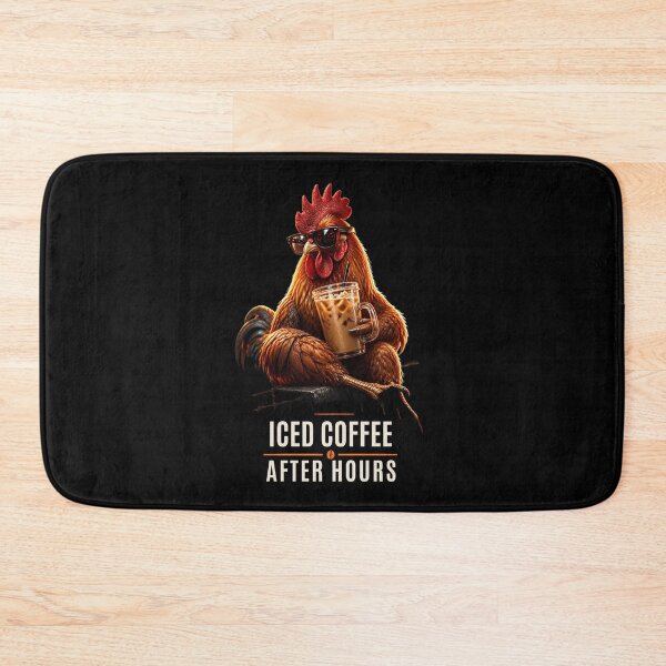 Item preview, Iced Coffee Hen 3 designed and sold by Positive&FunnyThings.