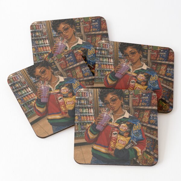Item preview, Snack Aisle Girl Aesthetic – Y2K Convenience Store Snack Lover designed and sold by EatPrayLive.