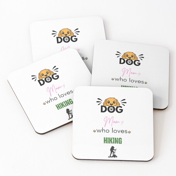 Item preview, Dog Mom Who Loves Hiking designed and sold by PawFitt.
