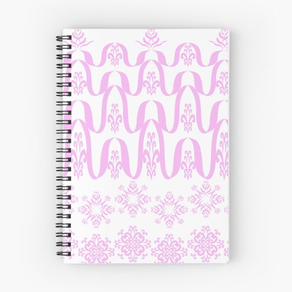 Item preview, Pastel Pink Decorative Lace Border and Damask Floral Pattern Collection designed and sold by Ei-Ei.