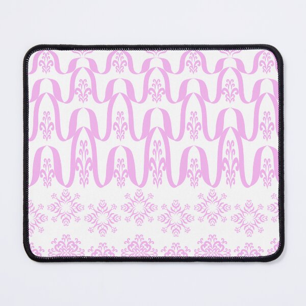 Item preview, Pastel Pink Decorative Lace Border and Damask Floral Pattern Collection designed and sold by Ei-Ei.