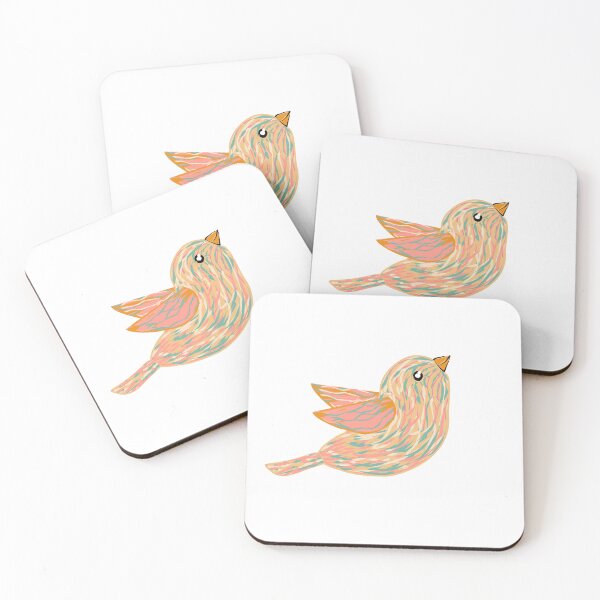 Item preview, Modern Botanical Bird Illustration Orange designed and sold by altastudio.