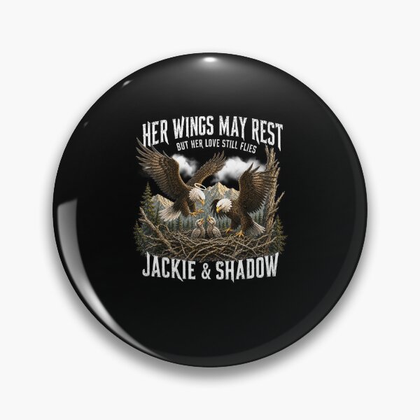 Item preview, Jackie & Shadow Her Wings May Rest Memorial Eagle designed and sold by ostenlee.