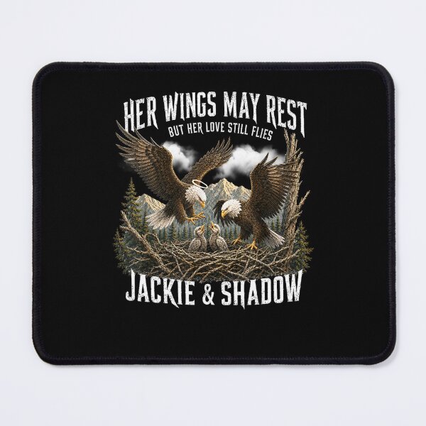 Item preview, Jackie & Shadow Her Wings May Rest Memorial Eagle designed and sold by ostenlee.
