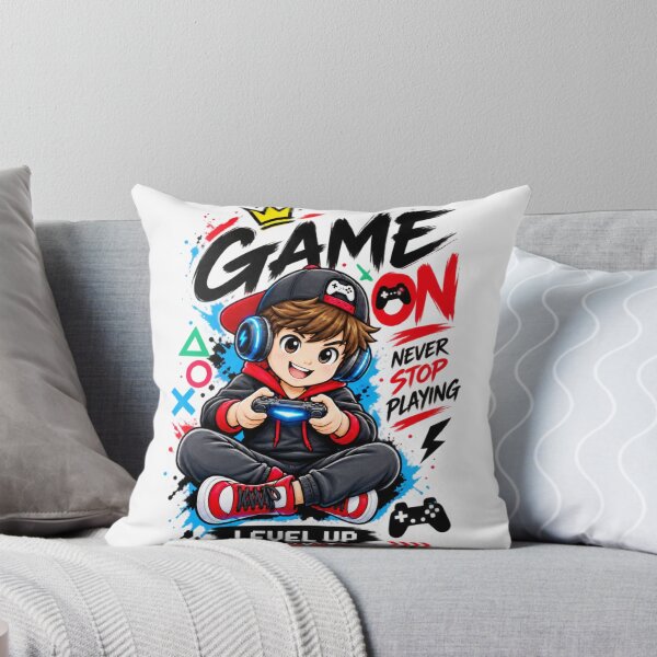 Item preview, game on never stop playing  designed and sold by everyone cloth house.