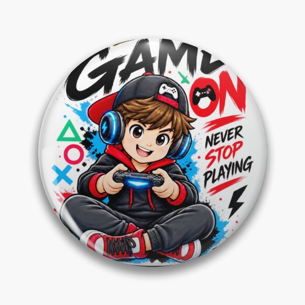 Item preview, game on never stop playing  designed and sold by everyone cloth house.