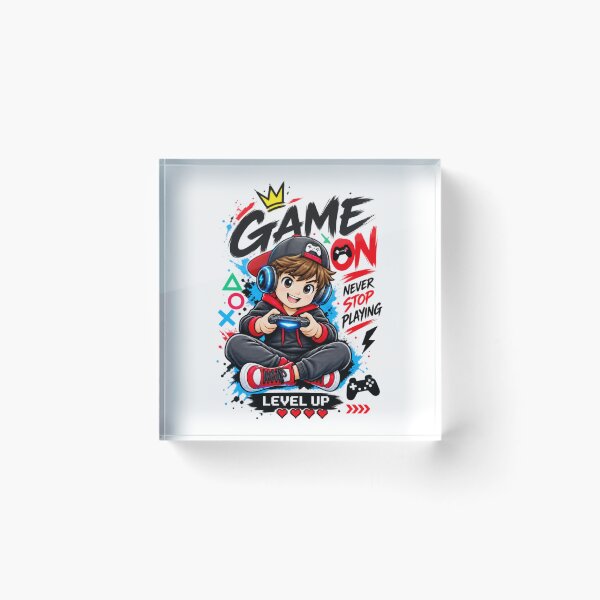 Item preview, game on never stop playing  designed and sold by everyone cloth house.