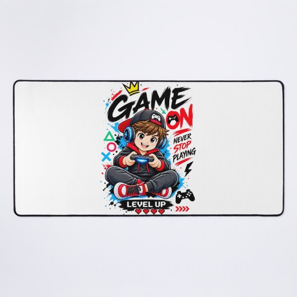 Item preview, game on never stop playing  designed and sold by everyone cloth house.