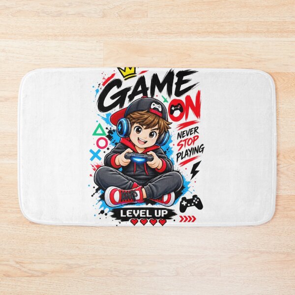 Item preview, game on never stop playing  designed and sold by everyone cloth house.