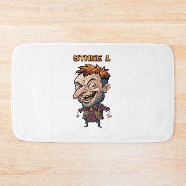 Item preview, Funny Retro Pixel Gamer Stage 1 Boss designed and sold by jhgjykuo.
