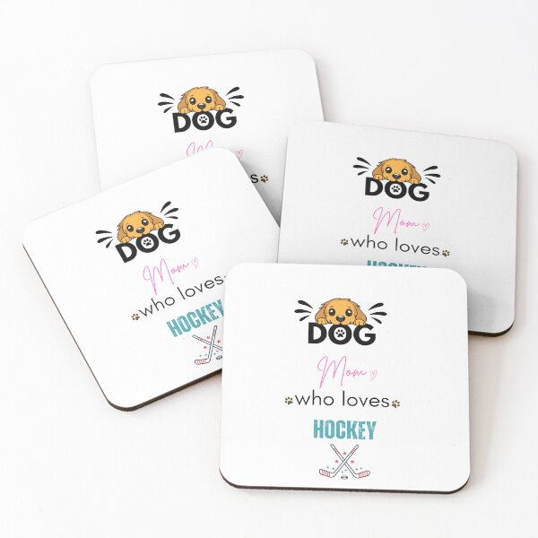 Item preview, Dog Mom Who Loves Hockey designed and sold by PawFitt.