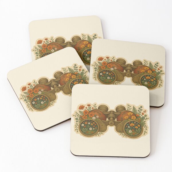 Item preview, Vintage Binoculars Framing Wildflower Meadow Views designed and sold by ITCHAWAWAA.