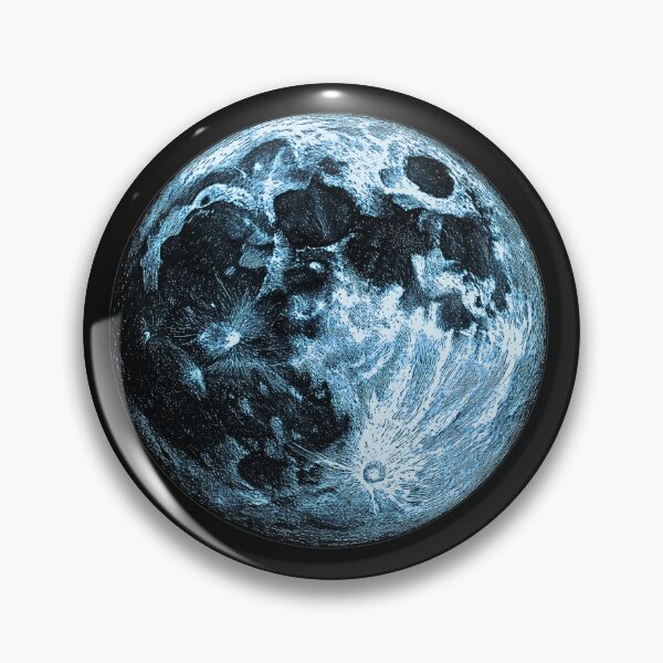 Item preview, Old book style  blue Moon illustration designed and sold by Proyect_Baku.
