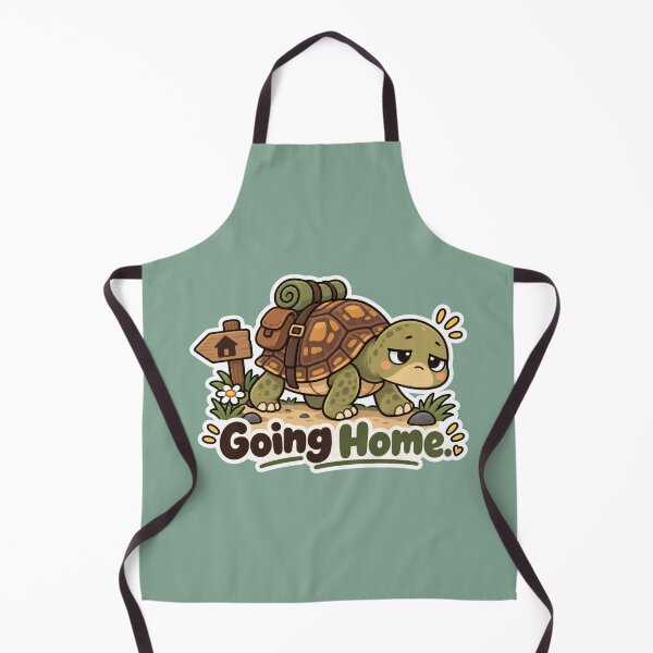 Item preview, Going Home. Funny Turtle Meme | Cute Tired Turtle Sticker Design designed and sold by BabyStark.