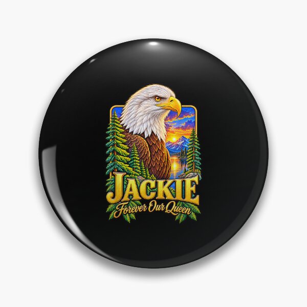 Item preview, Jackie Forever Our Queen Eagle Memorial Tribute Mountain Sunset designed and sold by ViniBall.