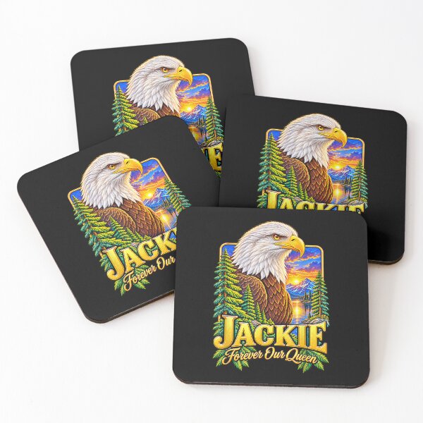 Item preview, Jackie Forever Our Queen Eagle Memorial Tribute Mountain Sunset designed and sold by ViniBall.