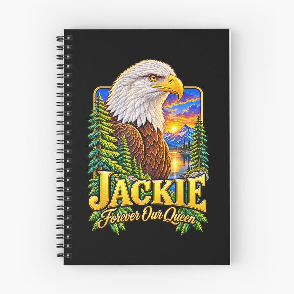 Item preview, Jackie Forever Our Queen Eagle Memorial Tribute Mountain Sunset designed and sold by ViniBall.