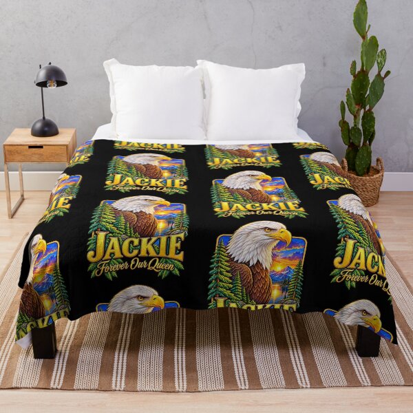 Item preview, Jackie Forever Our Queen Eagle Memorial Tribute Mountain Sunset designed and sold by ViniBall.