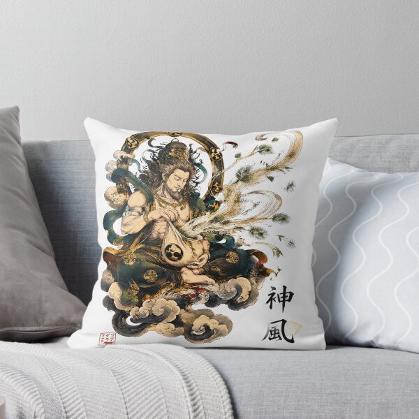 Item preview, Fujin – Keeper of the Sacred Breath | Japanese Wind God Art designed and sold by kaxymax.