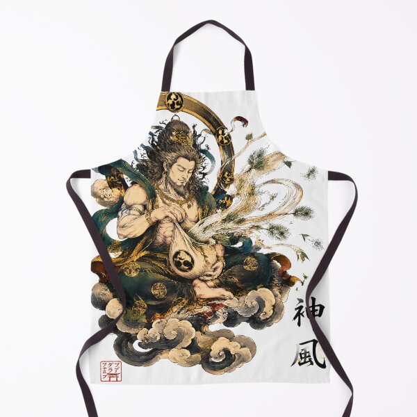 Item preview, Fujin – Keeper of the Sacred Breath | Japanese Wind God Art designed and sold by kaxymax.