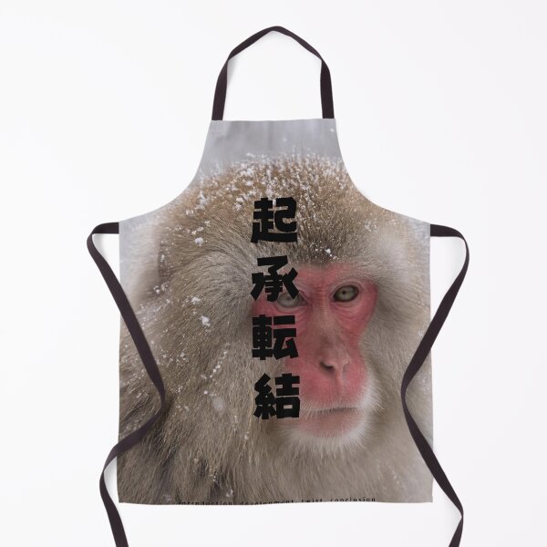 Item preview, Kishoutenketsu - Story Structure | Snow Monkey Winter Scene | Japanese Design designed and sold by JapanMemoir.