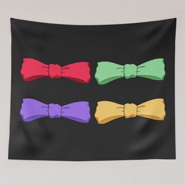 Item preview, Colorful Bow Tie Set Illustration Design designed and sold by ubborn.
