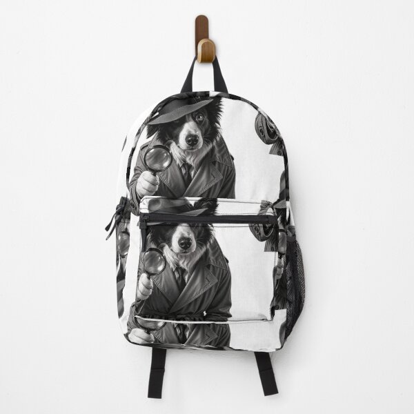 Item preview, Border Collie Detective Film Noir designed and sold by JMDG Studio.