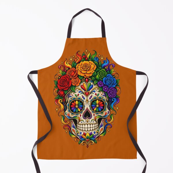 Item preview, LGBTQ Rainbow Sugar Skull designed and sold by Travelslightly.