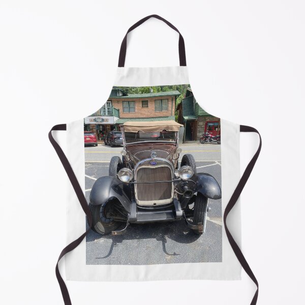 Item preview, Vintage Brown Ford Classic Car Front View designed and sold by Astute-Artio-Photography.