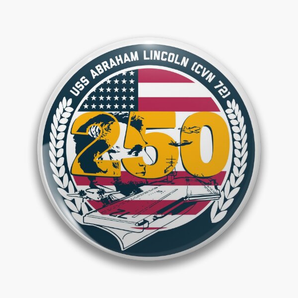 Item preview, US Navy USS Abraham Lincoln (CVN 72) Celebrating 250 Years of the US Navy designed and sold by MilitaryPlus.
