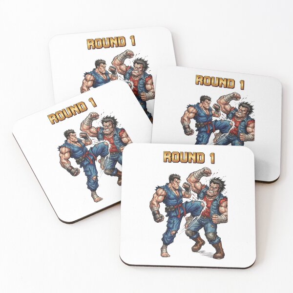 Item preview, Retro Arcade Fighting Game Round 1 designed and sold by jhgjykuo.