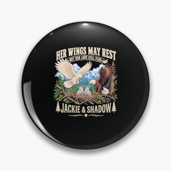 Item preview, Jackie & Shadow Bald Eagle Memorial Tribute Her Wings May Rest Big Bear Eagles designed and sold by ViniBall.