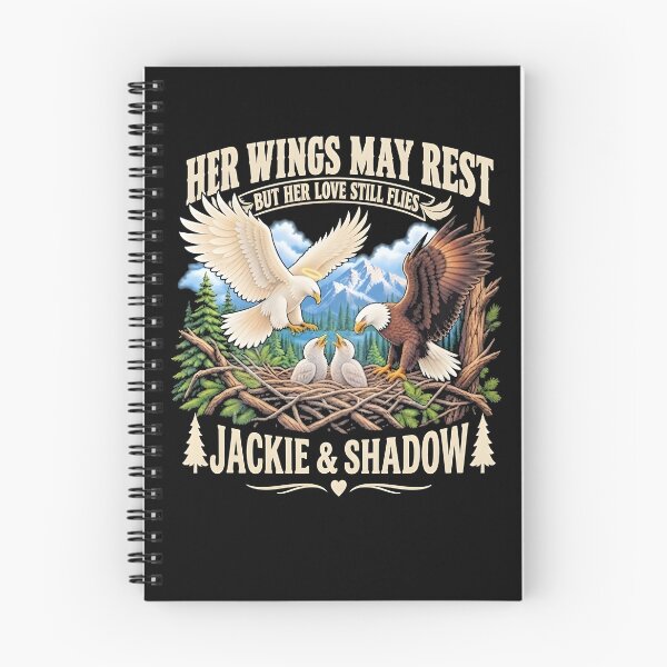 Item preview, Jackie & Shadow Bald Eagle Memorial Tribute Her Wings May Rest Big Bear Eagles designed and sold by ViniBall.