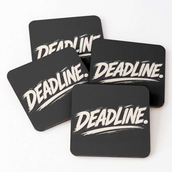 Item preview, DEADLINE Funny College Student Typography Design designed and sold by Sunday.Supply.