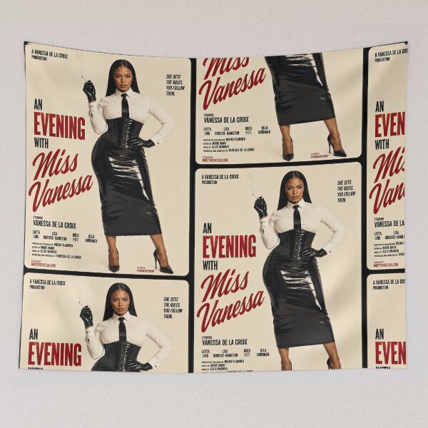 Item preview, An Evening with Miss Vanessa – Retro Dominatrix Pinup designed and sold by obstinator.