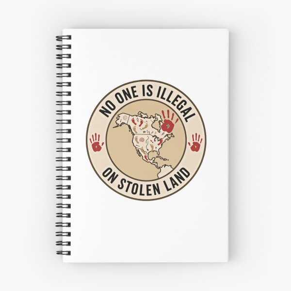 Item preview, No One Is Illegal On Stolen Land Indigenous Rights Social Justice Activism designed and sold by RetroMini2026.