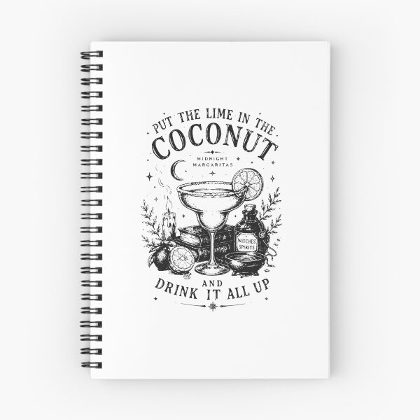 Item preview, Put The Lime In The Coconut Drink It All Up Tropical Cocktail Humor designed and sold by Glow-Paw-Studio.