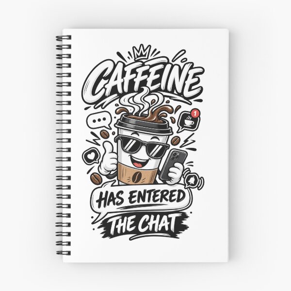 Item preview, Caffeine Has Entered the Chat – Funny Coffee Lover Coffee Cup Design designed and sold by ARTwy.