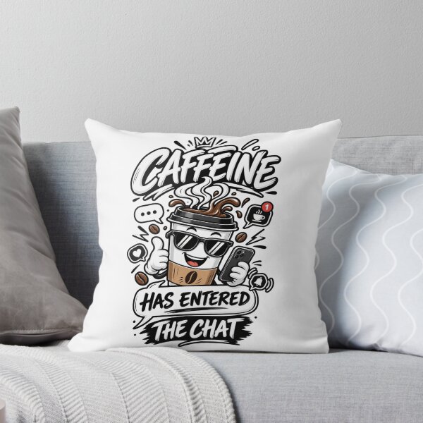 Item preview, Caffeine Has Entered the Chat – Funny Coffee Lover Coffee Cup Design designed and sold by ARTwy.