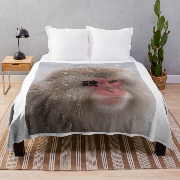 Item preview, Tamashii - Soul | Snow Monkey Winter Scene | Japanese Design designed and sold by JapanMemoir.