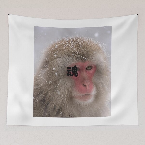 Item preview, Tamashii - Soul | Snow Monkey Winter Scene | Japanese Design designed and sold by JapanMemoir.
