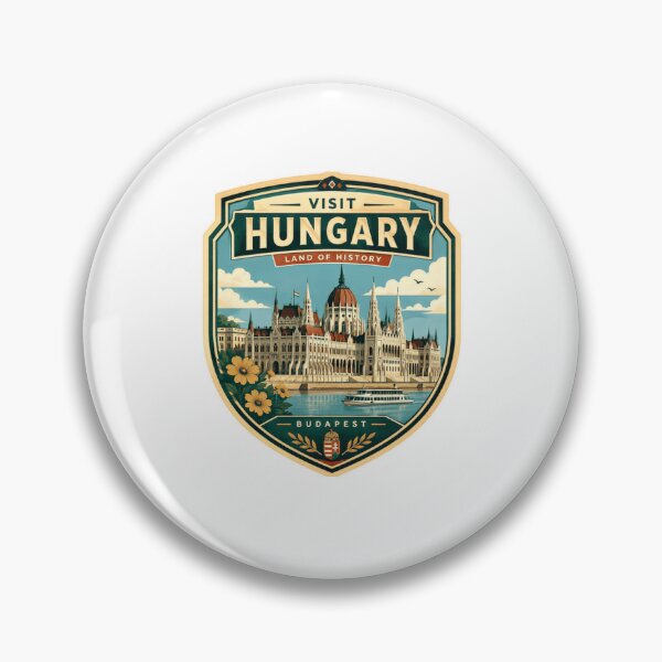 Item preview, Visit Hungary Land Of History Budapest Travel Tourist Hungarian Vacation designed and sold by RetroMini2026.