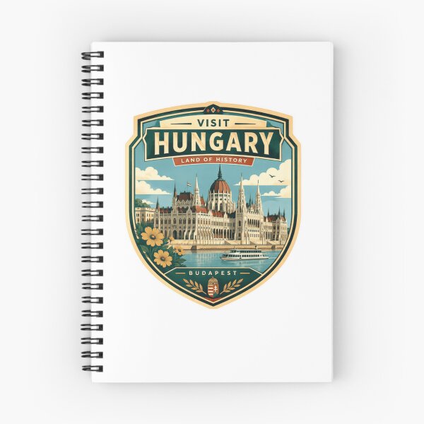 Item preview, Visit Hungary Land Of History Budapest Travel Tourist Hungarian Vacation designed and sold by RetroMini2026.