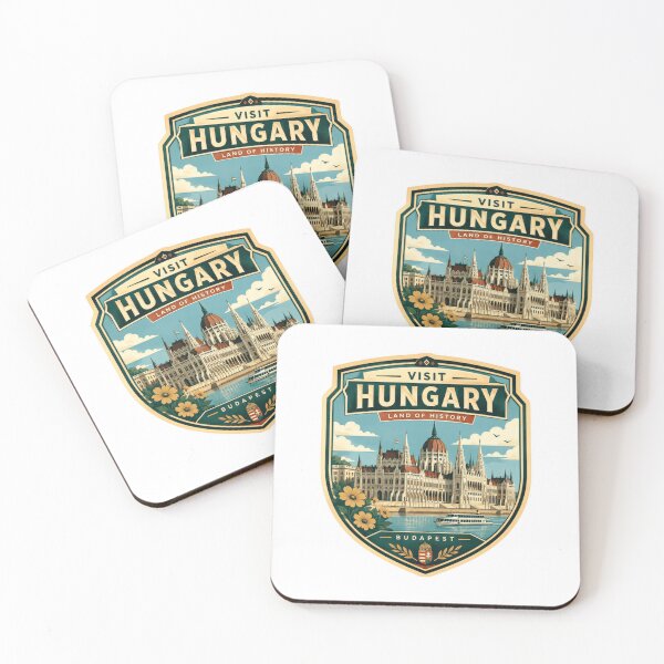 Item preview, Visit Hungary Land Of History Budapest Travel Tourist Hungarian Vacation designed and sold by RetroMini2026.