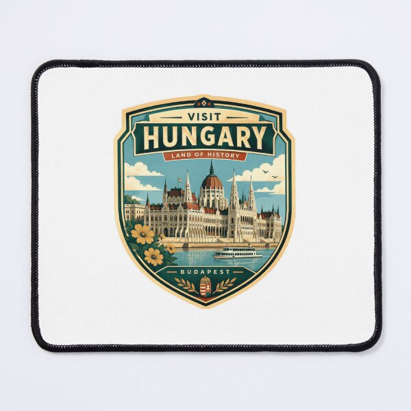 Item preview, Visit Hungary Land Of History Budapest Travel Tourist Hungarian Vacation designed and sold by RetroMini2026.