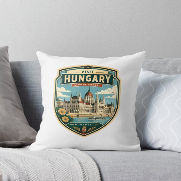 Item preview, Visit Hungary Land Of History Budapest Travel Tourist Hungarian Vacation designed and sold by RetroMini2026.